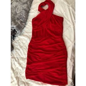 Nasty Gal red club dress
